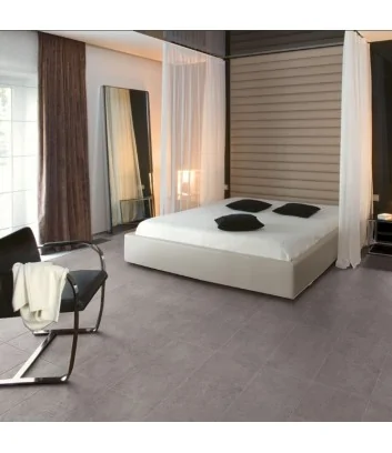 neutra dove grey natural rectified in bedroom