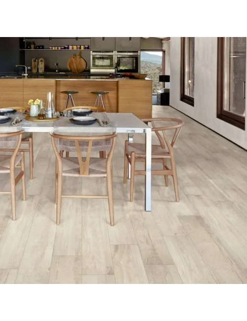 alpi bianco effetto legno pavimento cucina