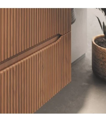 Détail de l'ouverture à rainure mobile pour salle de bains Easy Cannettato 03 de Belbagno Italia