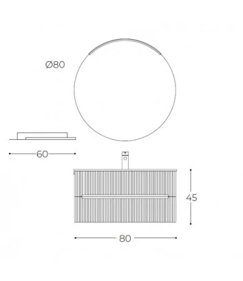 bathroom cabinet technical specifications easy cannettato 09 by Belbagno Italia