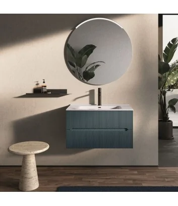 easy cannettato 09 bathroom cabinet by Belbagno Italia