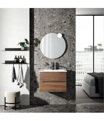 Easy Afrodite 01 wall-mounted bathroom cabinet by Belbagno Italia
