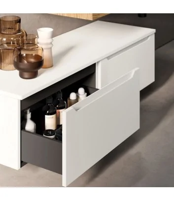 dettaglio cassettiera mobile bagno sospeso Easy Afrodite 01 h33