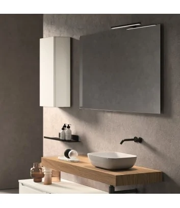 detail of easy afrodite 01 H 33 wall-mounted bathroom cabinet by Belbagno Italia by Belbagno Italia
