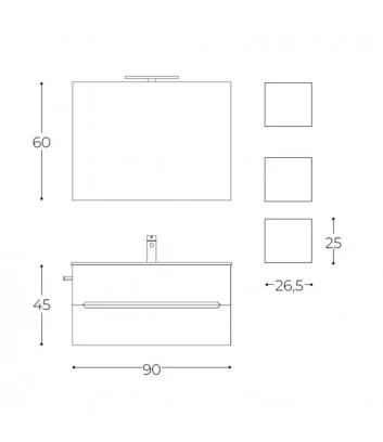 scheda tecnica mobile bagno sospeso easy afrodite 02