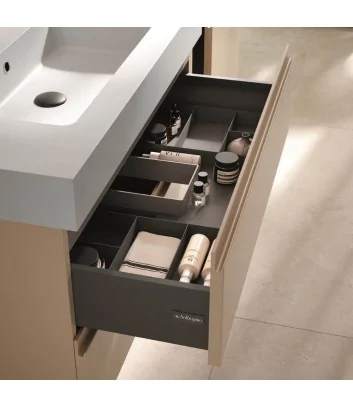 detail of drawer of wall-mounted bathroom cabinet gea 27
