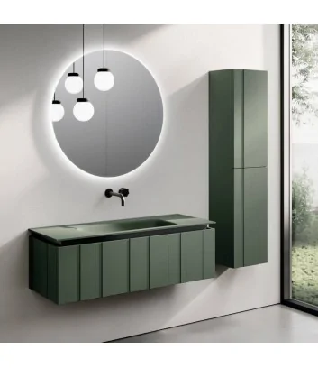 Teti 01 wall-mounted bathroom cabinet by Belbagno Italia