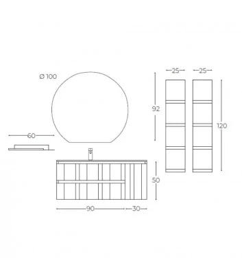 bathroom cabinet technical specification teti 04