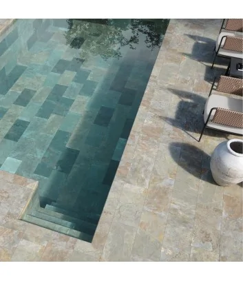 outdoor paving with Canyon tiles phoenix line