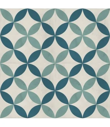 sviluppo grafico piastrella cementina astro oceano cielo 20x20 di Marca Corona