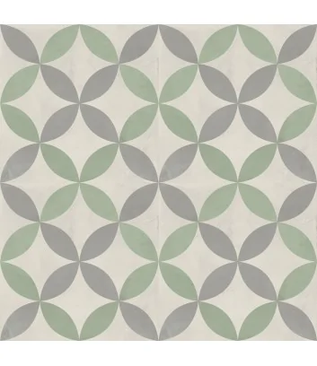 graphic design for the Marca Corona Astro Sabbia Menta 20x20 cement tile