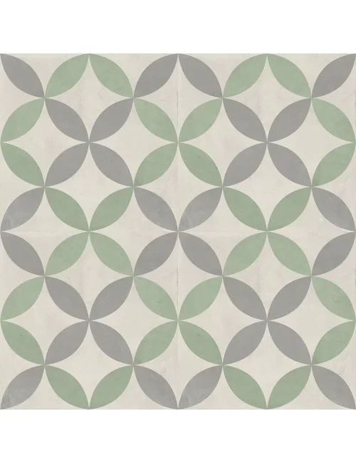 sviluppo grafico piastrella cementina astro sabbia menta linea terra art di Marca Corona