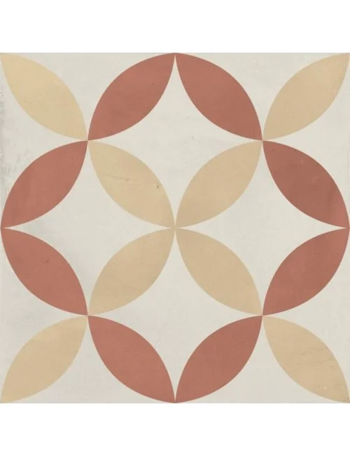 carreau cementine astro Tramonto Crema ligne terra.art de Marca Corona