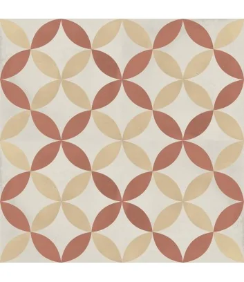 graphic design for the Marca Corona Astro Tramonto Crema 20x20 cement tile