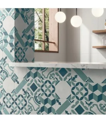 mélange de carreaux terre, art Oceano Cielo pour le revêtement mural