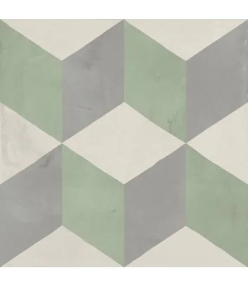 Marca Corona cubo sabbia menta 20x20 cement tile