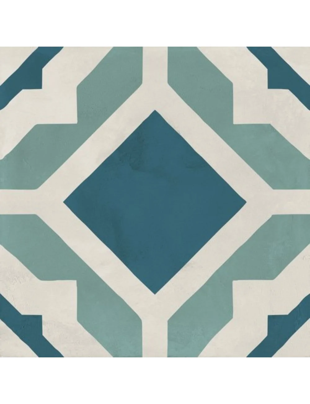 Marca Corona geometria oceano cielo 20x20 cement tile