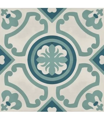 développement graphique du carrelage cementine giglio oceano cielo 20x20 de Marca Corona