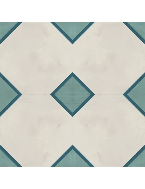 développement graphique du carrelage cementine ottagono oceano cielo 20x20 de Marca Corona
