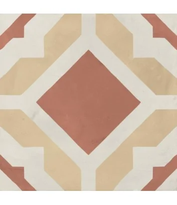 Marca Corona geometria tramonto crema 20x20 cement tile