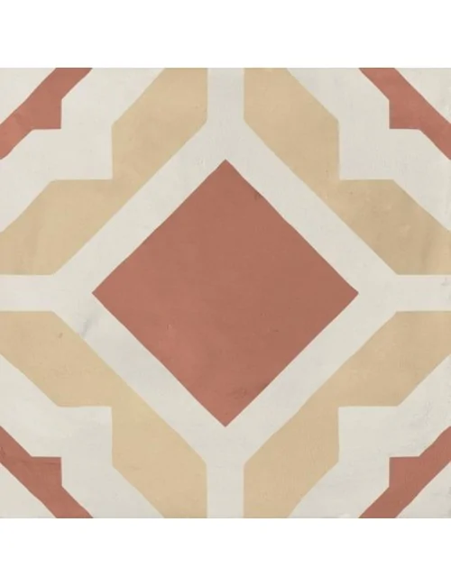 Marca Corona geometria tramonto crema 20x20 cement tile