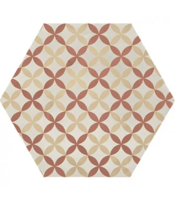 carreau hexagonal astro tramonto crema gamme terra art