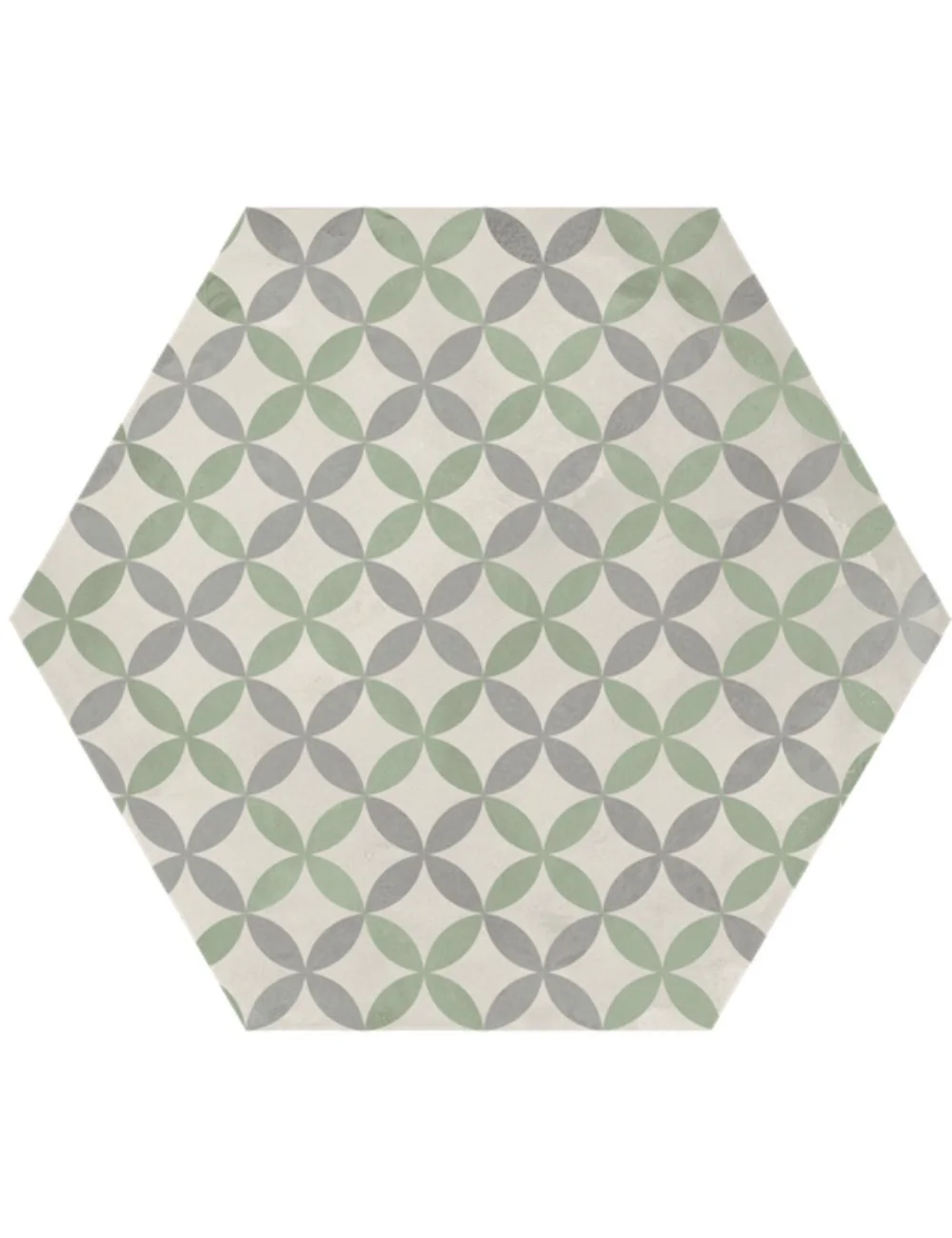 carreau hexagonal astro sabbia menta gamme terra art