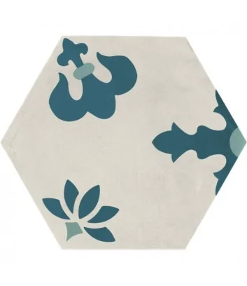 carreau hexagonal giglio oceano cielo gamme terra art