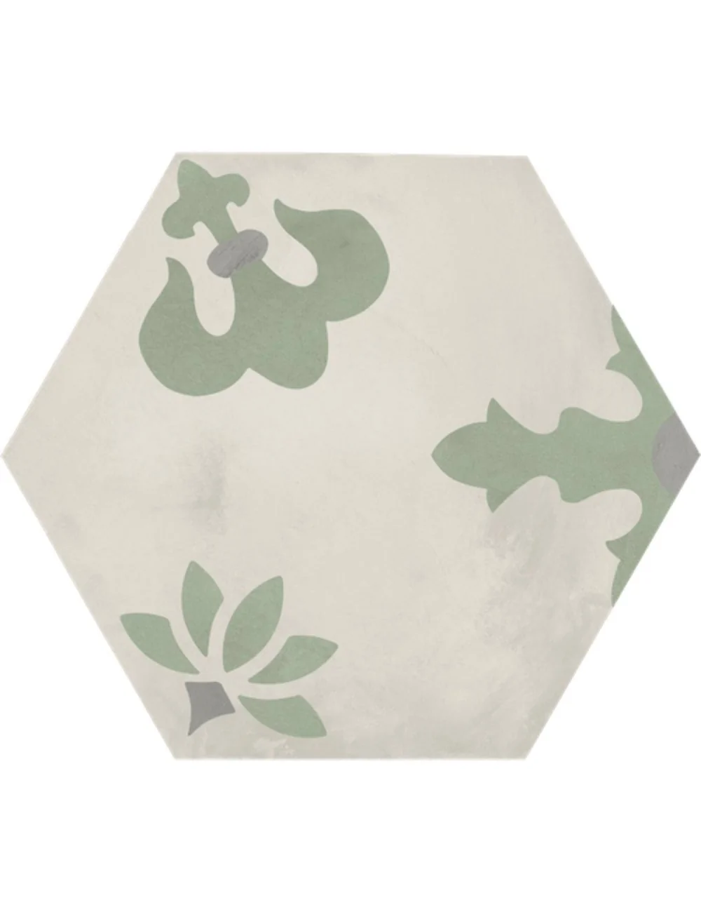 carreau hexagonal giglio sabbia menta gamme terra art