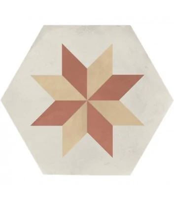 stella tramonto crema hexagonal tile terra.art range