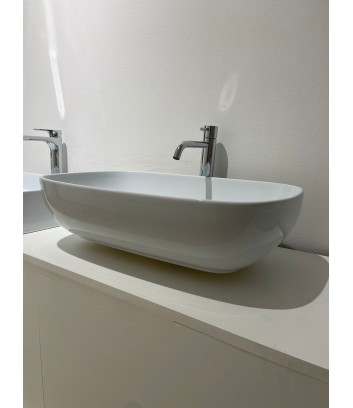 comptoir lavabo série Form 60x37 par Alice ceramiche vue de profil comptoir lavabo série Form 60x37 par Alice ceramiche vue de profil