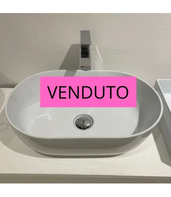 Lavabo da appoggio bianco 55X35 Unica Alice Ceramica venduto
