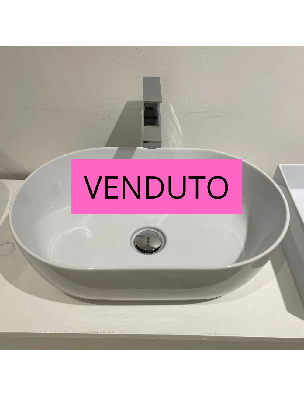 Lavabo da appoggio bianco 55X35 Unica Alice Ceramica venduto