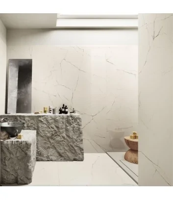 the room’s collection marble effect santuario by imola ceramica