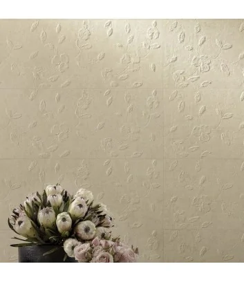 lumina stone flower beige wall tile