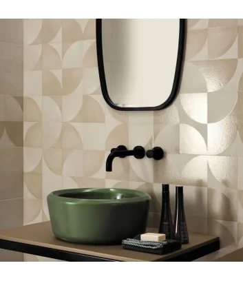 dettaglio rivestimento con mat&more deco beige