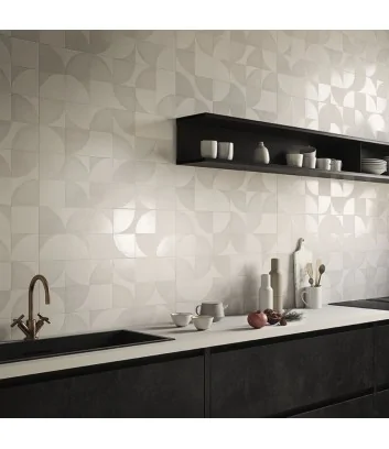 mat&more deco white posato in parete cucina
