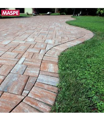 Vialetto Maspe texxa limestone foglia d'autunno Pavimento da esterno autobloccanti filtranti