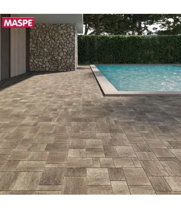 Maspe texxa rock pietra lavica bordo piscina pavimento da esterno autobloccanti filtranti
