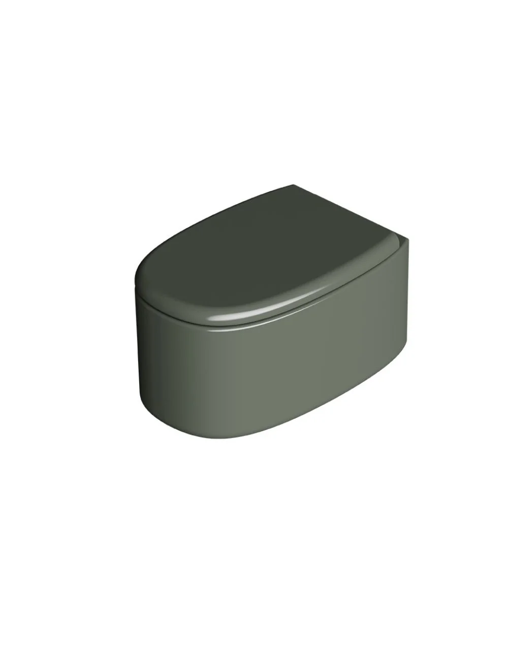 idilla green glossy wall-hunt toilet idilla green glossy wall-hunt toilet