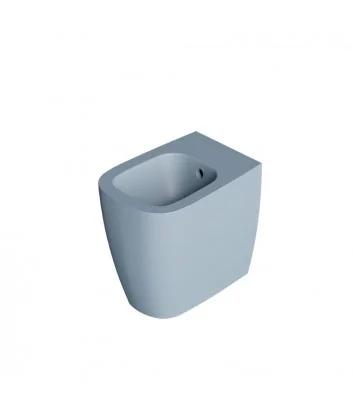 Wunder range matt blue floor-standing bidet